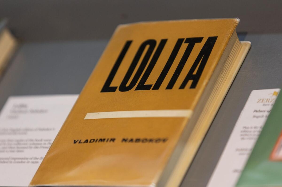 The first edition of Vladimir Nabokov’s Lolita (1959).— Supplied photos