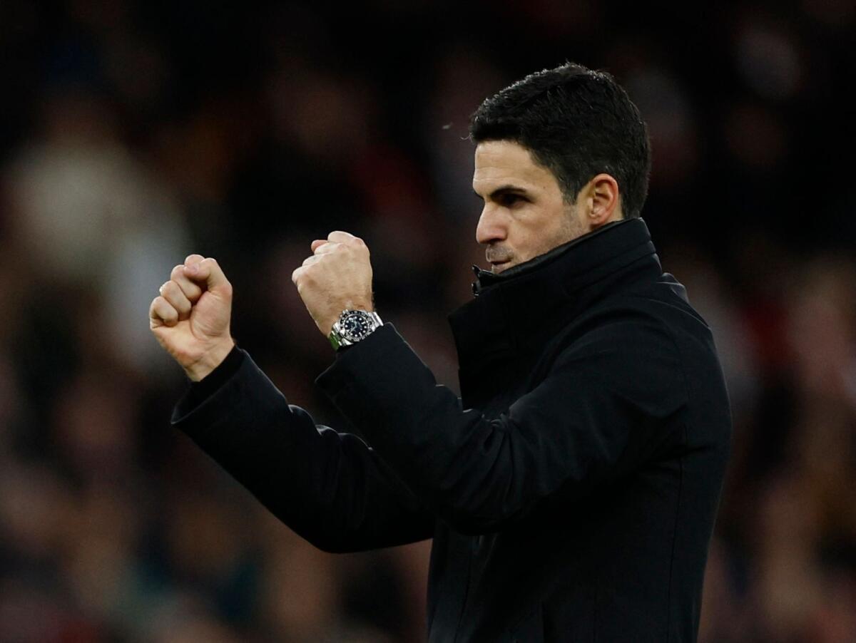 Arsenal manager Mikel Arteta has taken his team to the top of the Premiership table. - Reuters