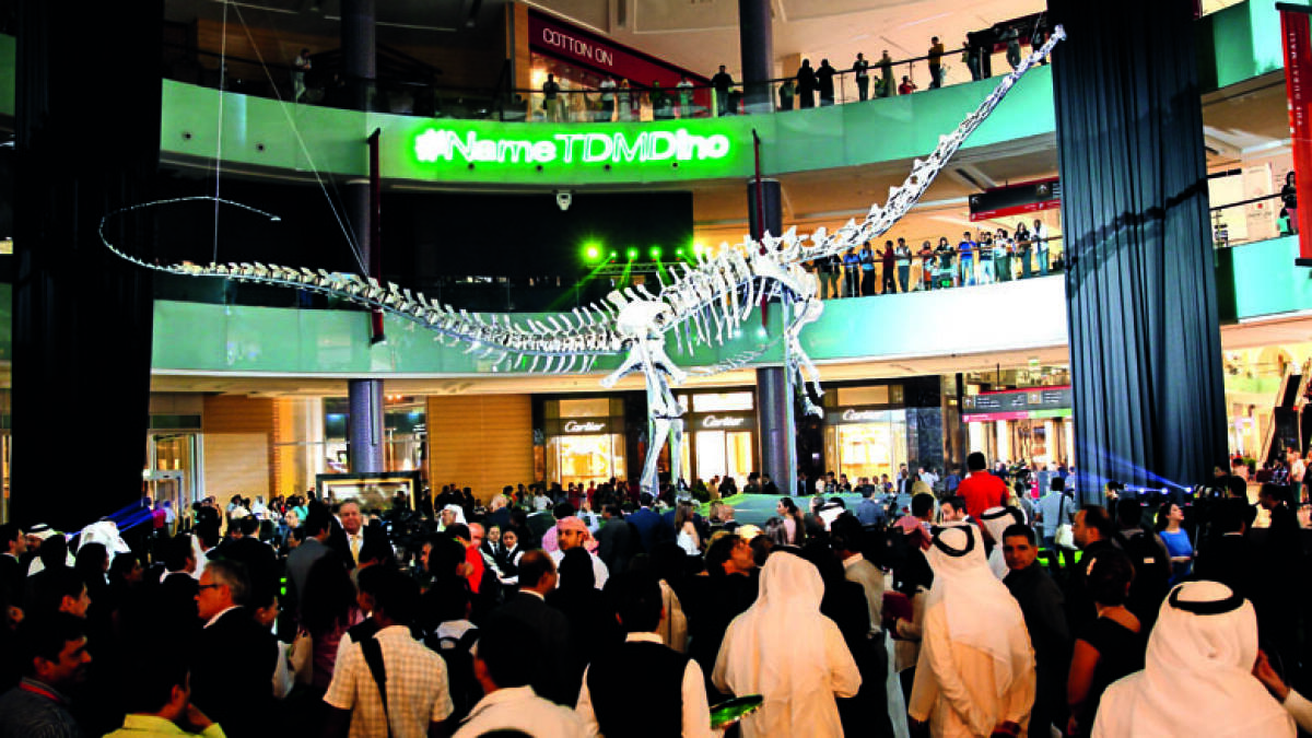 Dubai dinosaur skeleton seeks a new buyer
