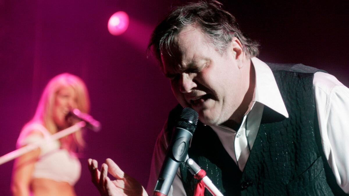 Meat Loaf performs at a concert in New York's Madison Square Garden, Wednesday, July 18, 2007. AP