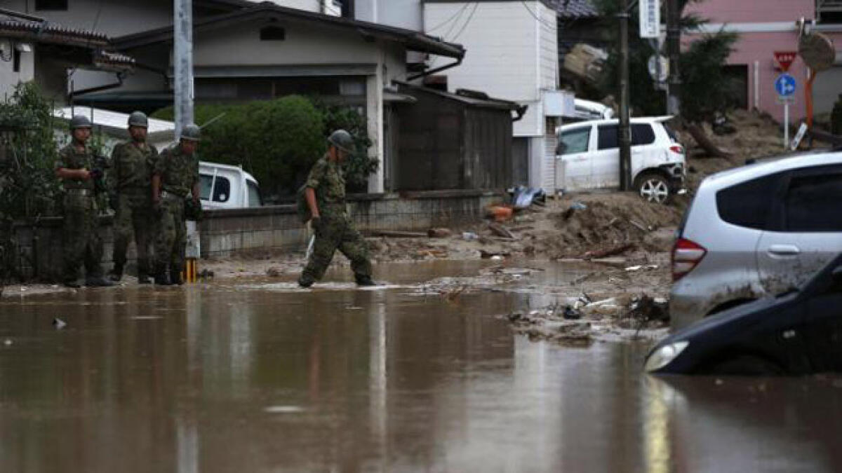 Japan orders 5,000 people to evacuate after heavy rain