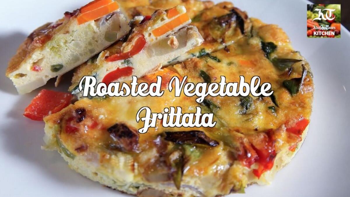Ramadan recipe: Roasted vegetable frittatta