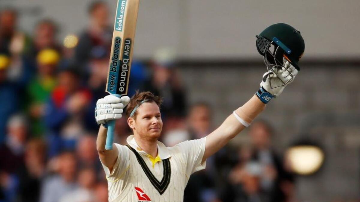 Steve Smith's Test average (62.84) is second only to Don Bradman's