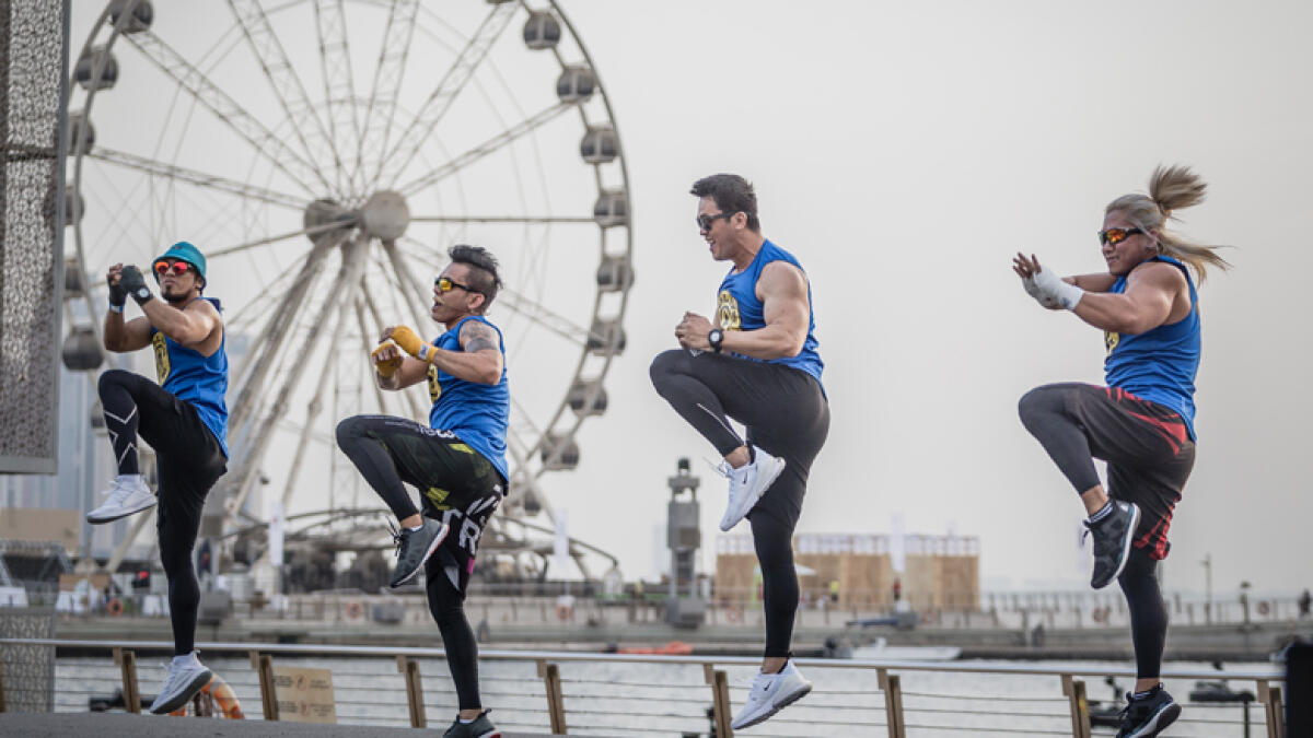 Dubai residents high on workouts on second day of fitness challenge