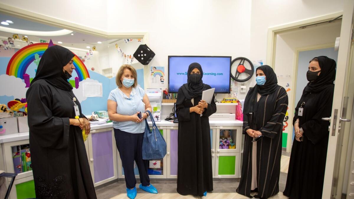 Unicef committee visits in Sharjah. Photo: Supplied