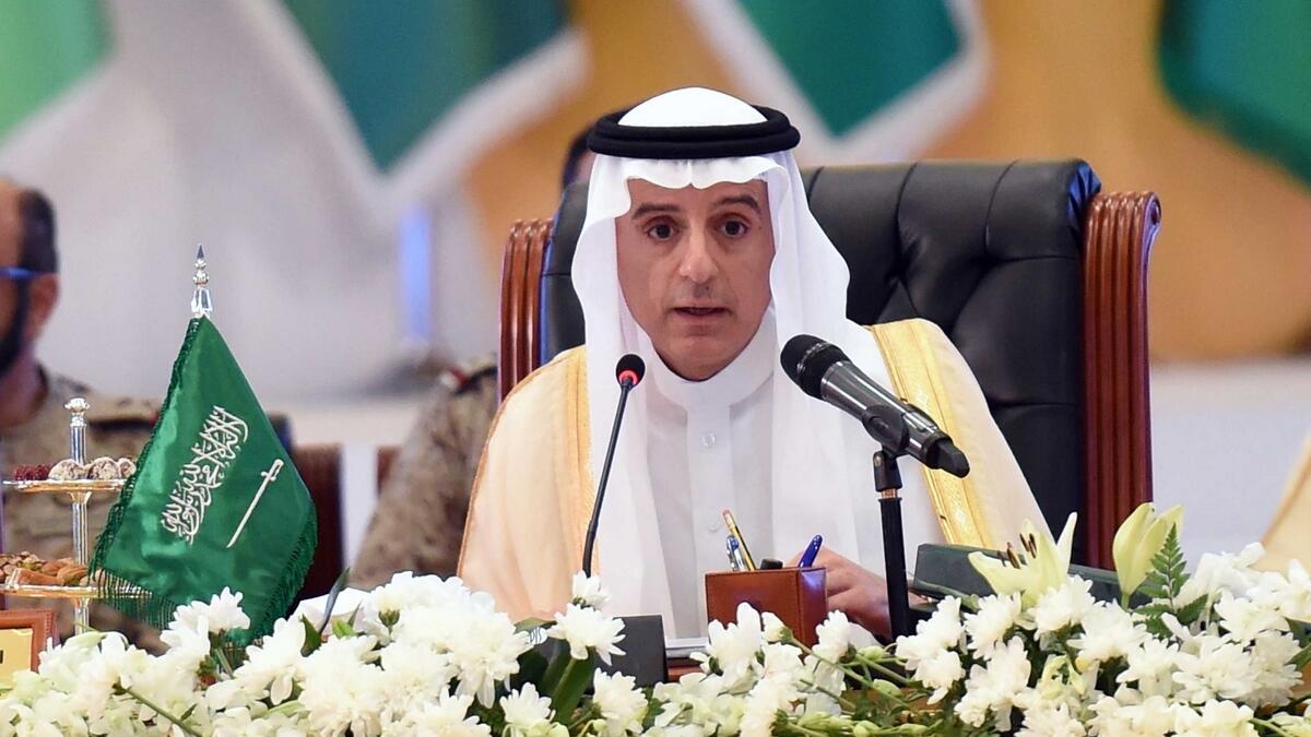 Saudi Foreign Minister Adel Al Jubeir 