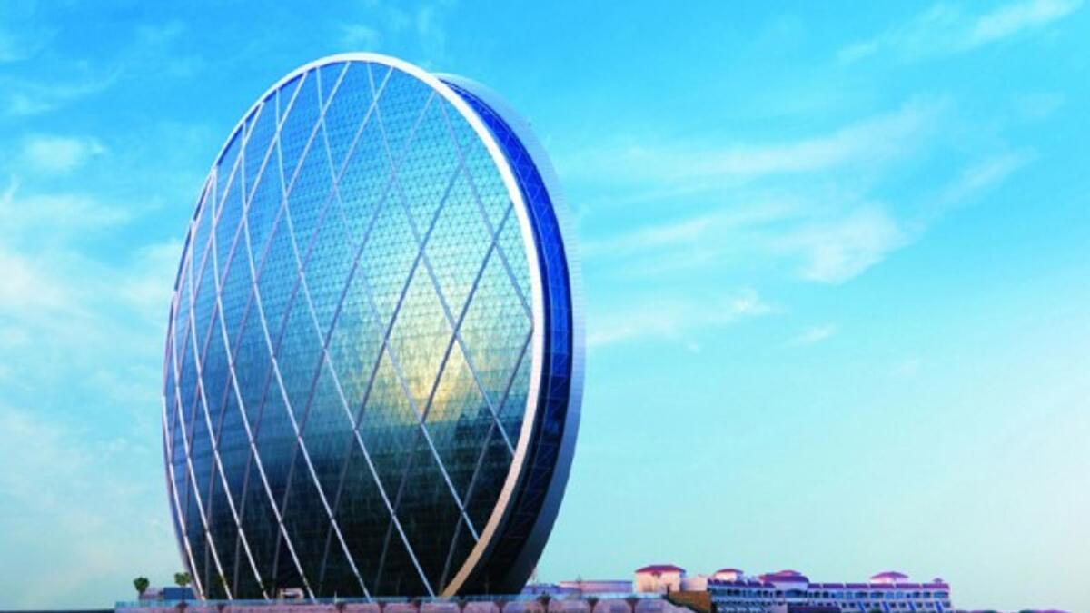 Aldar shares jumped by 1.84 per cent to Dh2.21 per share on Sunday.
