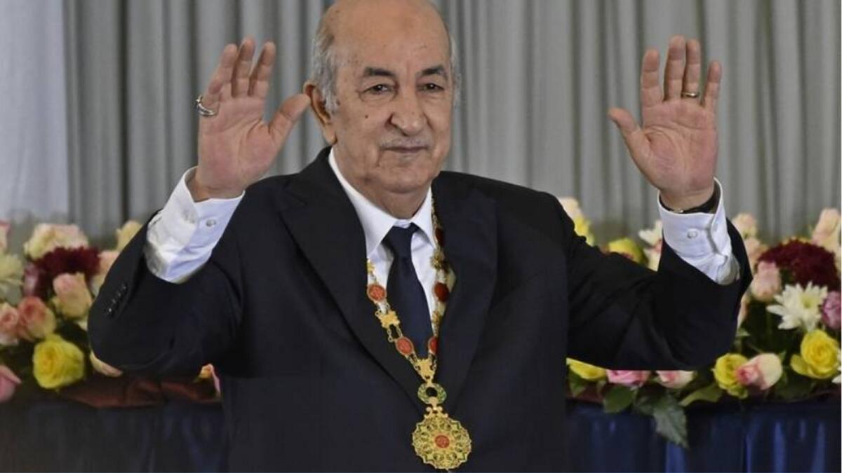 Algerian President Abdelmadjid Tebboune(AFP)