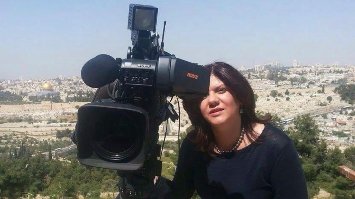 Journalist Shireen Abu Akleh was killed while covering an assignment in occupied West Bank. – AP
