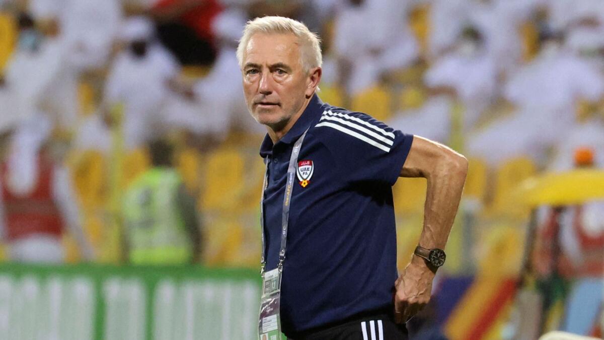 UAE head coach Bert van Marwijk says there is still much to play for. — AFP