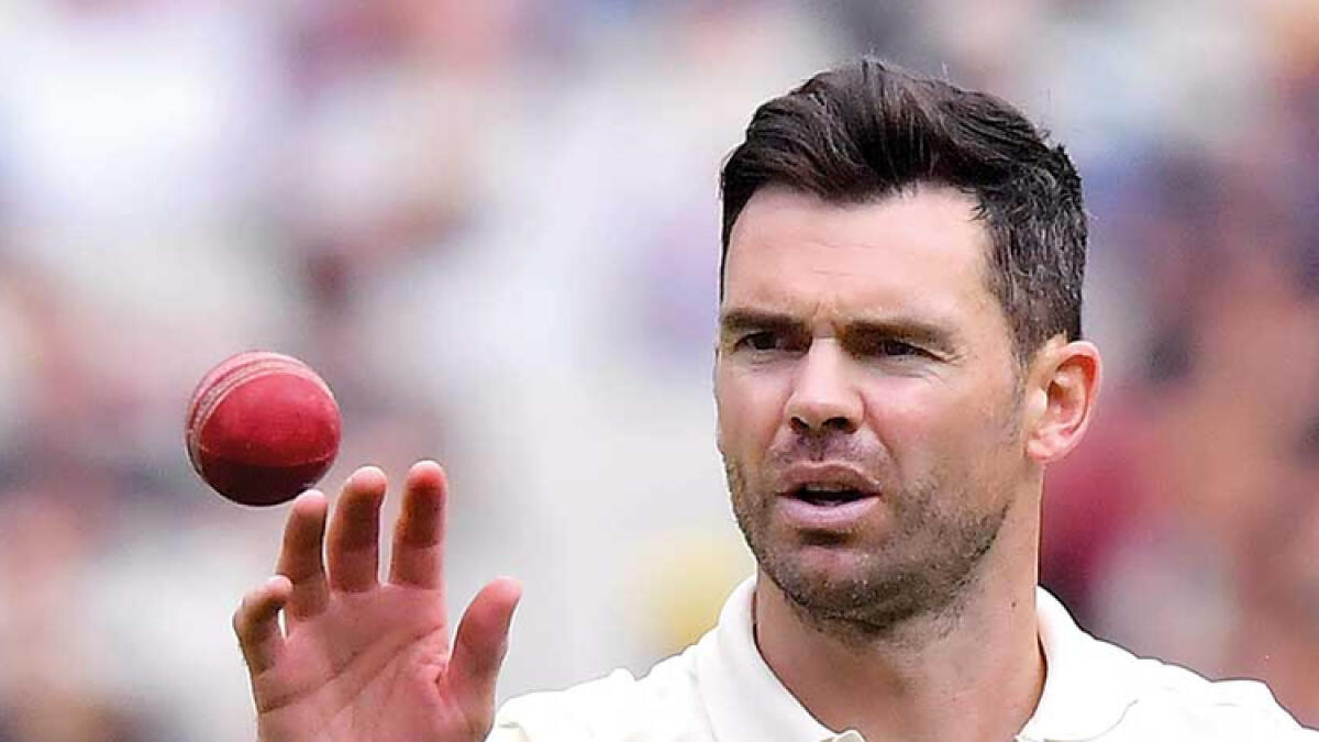 James Anderson is nearer the end of his illustrious career