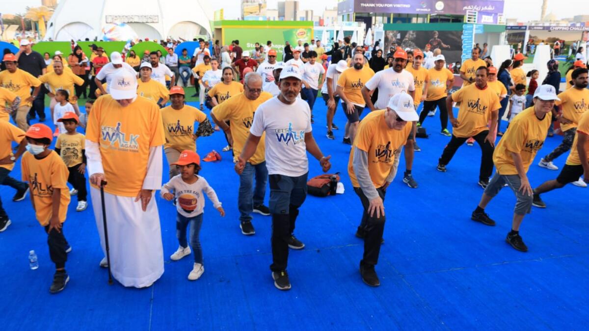 Dubai: Over 200 residents with knee complications undertake mass fitness session thumbnail