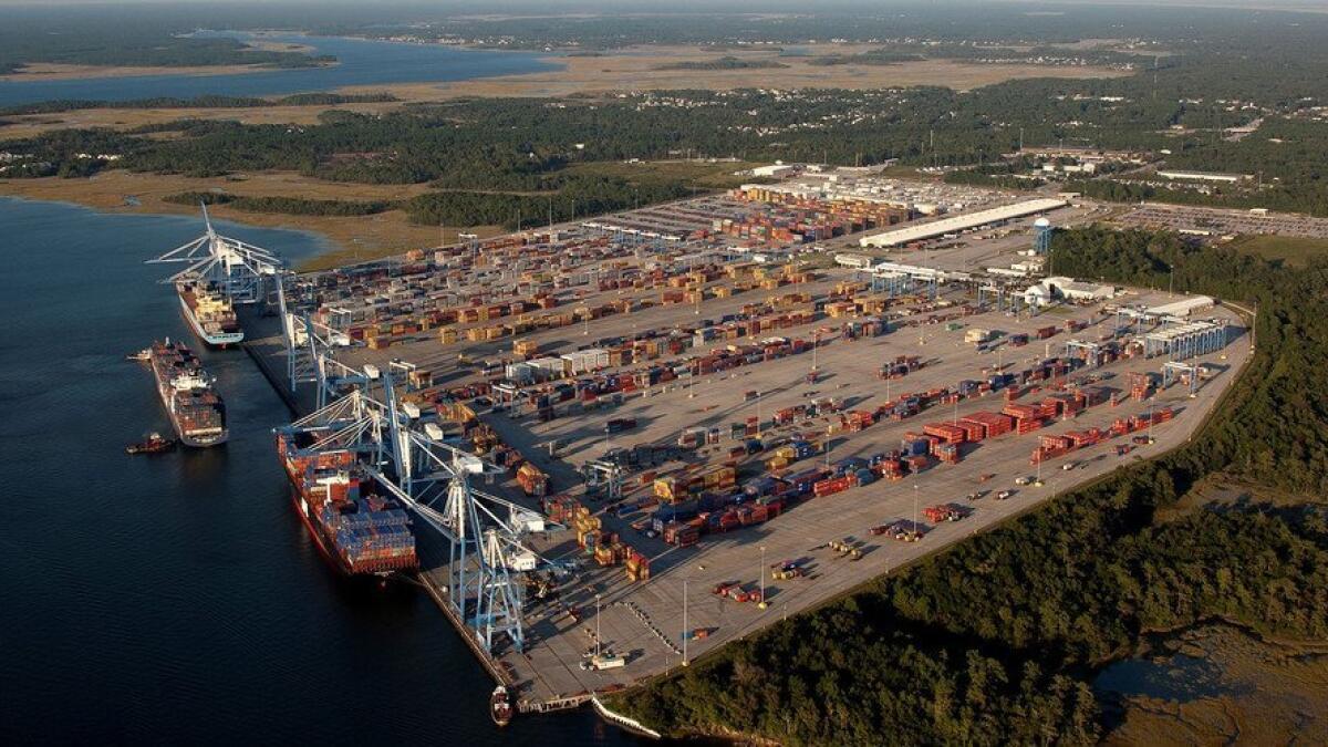 US port evacuated over potential bomb threat
