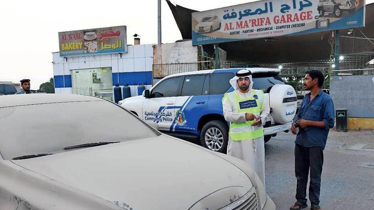 The authorities say abandoned cars mar the aesthetic appeal of the emirate, hence the campaign. — Supplied photo