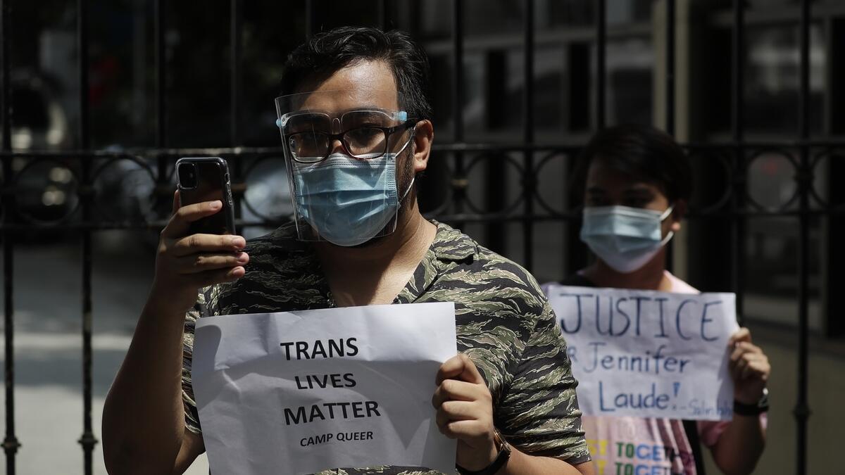 US marine, transgender, Philippines