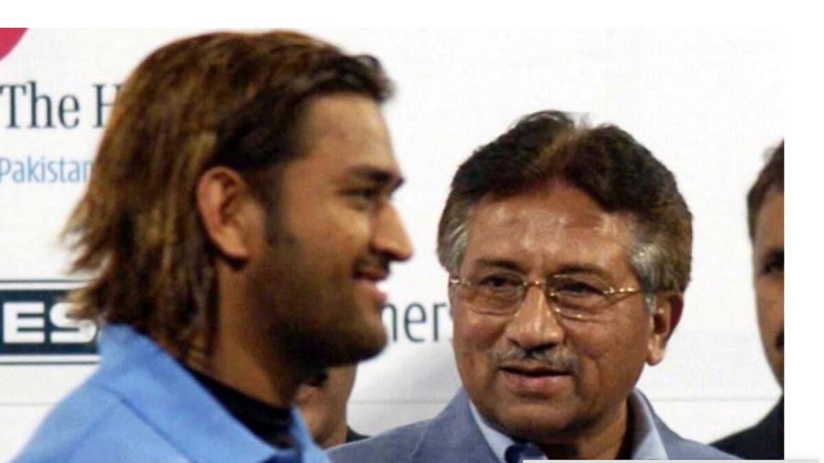 شاهد: لماذا أشاد الرئيس الباكستاني السابق مشرف بـ MS Dhoni بعد مباراة ODI
