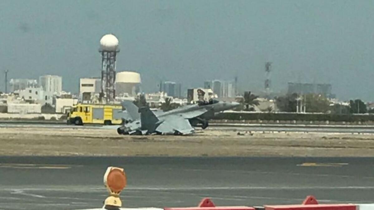 US military aircraft suffers minor incident in Bahrain
