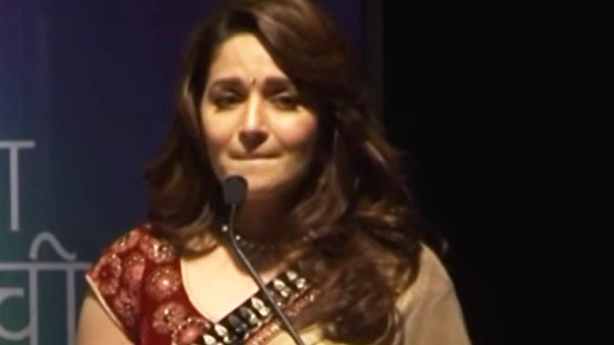 Bollywood star Madhuri Dixit gets emotional on TV show