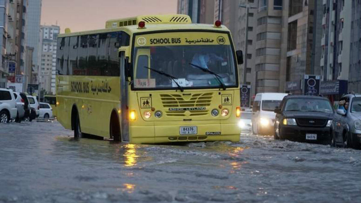Some schools in UAE to be closed on Sunday due to heavy rains
