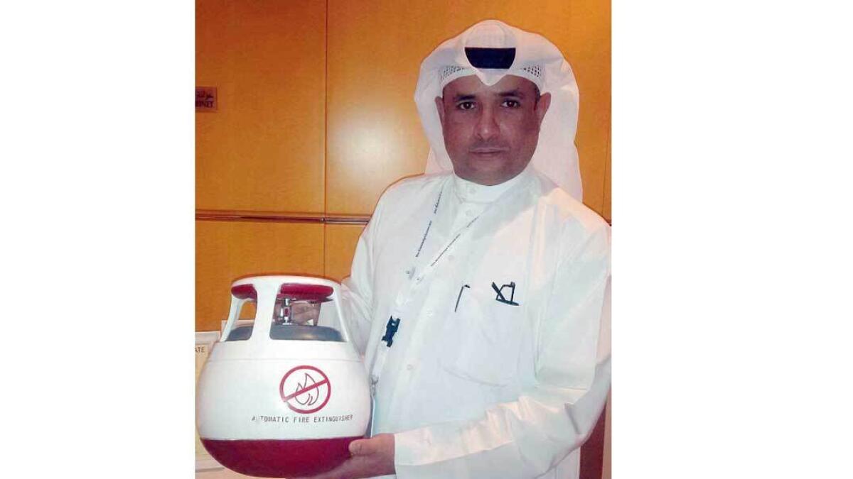 Mohammed Al Azmi, Inventor of automatic fire extinguisher