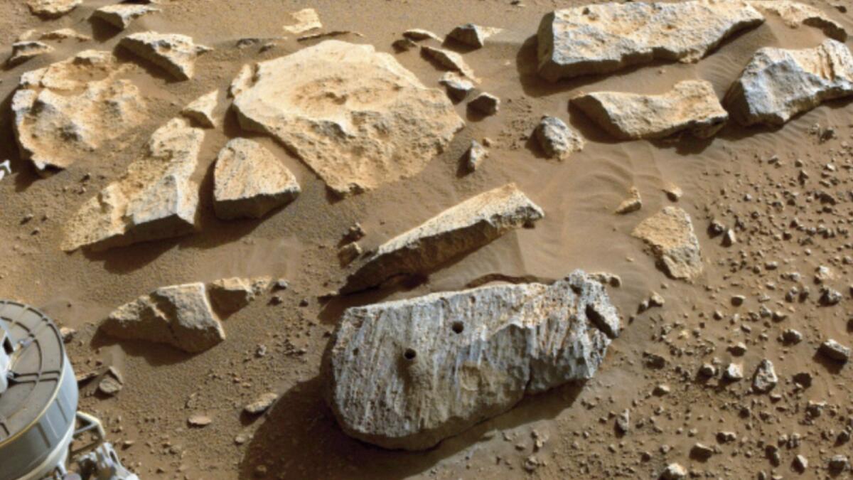 An image taken by Nasa's Perseverance rover. — AFP