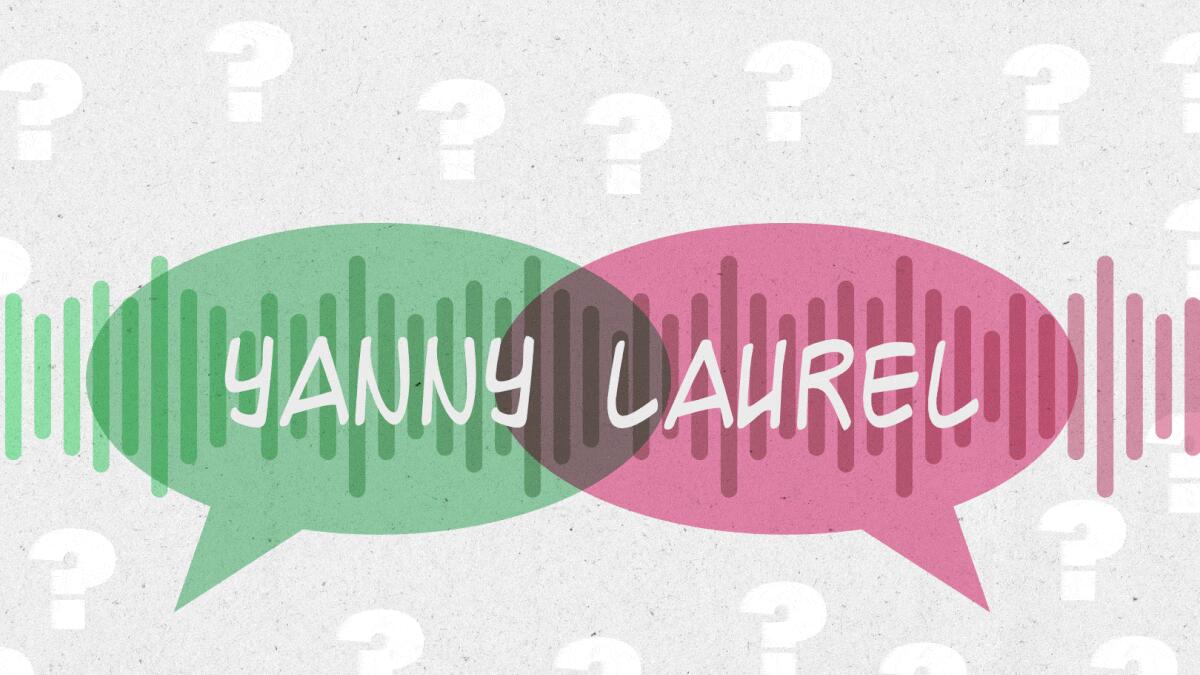 Yanny or Laurel? Audio illusion stirs up argument online