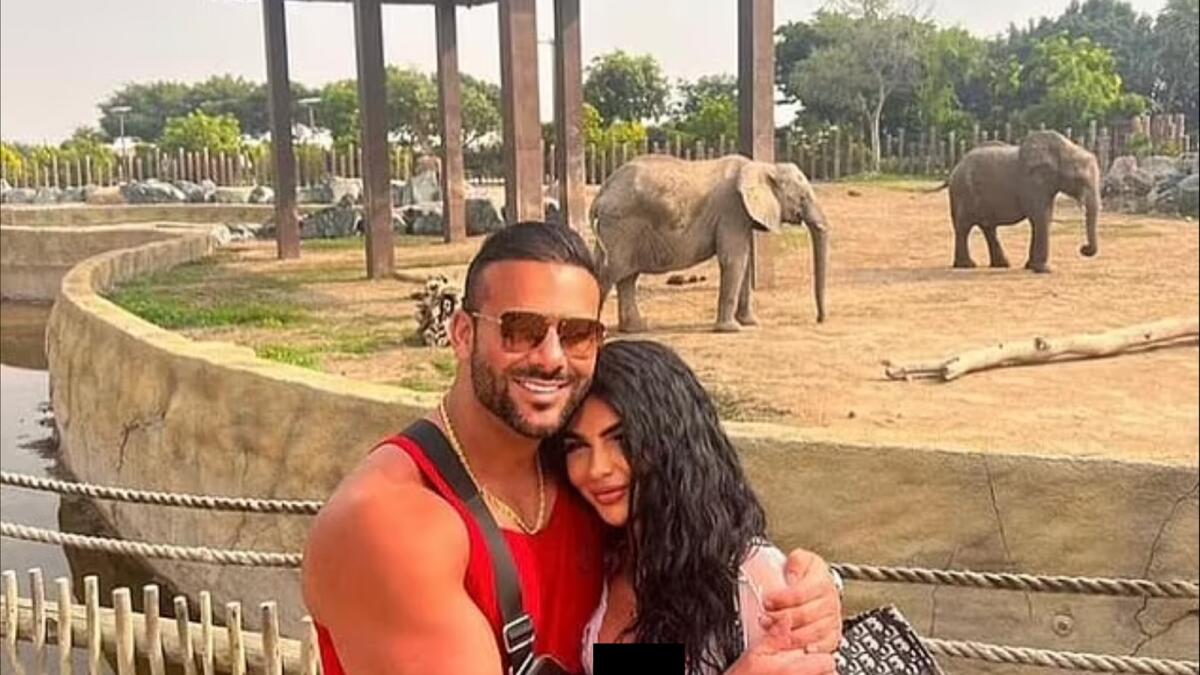 Ashley Singh and Sophie Bruyea, enjoying holiday in Dubai. Photo: Social Media