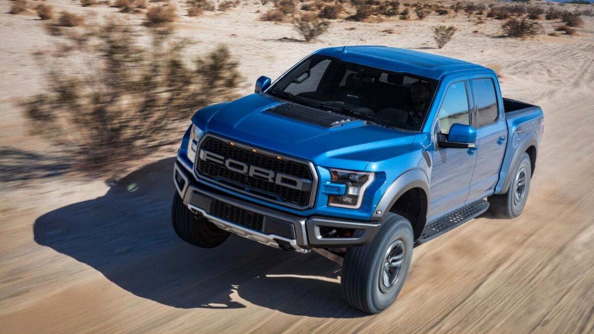 The Ford F150 Raptor test drive in Dubai UAE review 