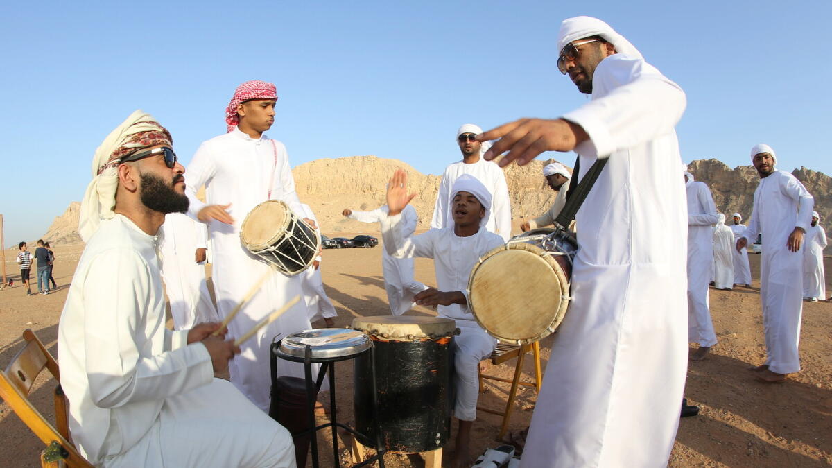 DRUMMING UP HISTORY ... Lying 55km east of Sharjah, the site is a treasure trove of a million stories.