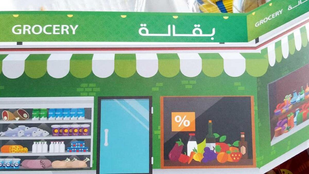 A brochure distributed to the groceries shows how a grocery should ideally look after the modification.