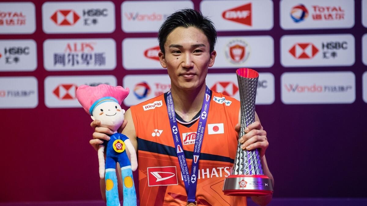 Momota caps stellar year with 11th badminton title