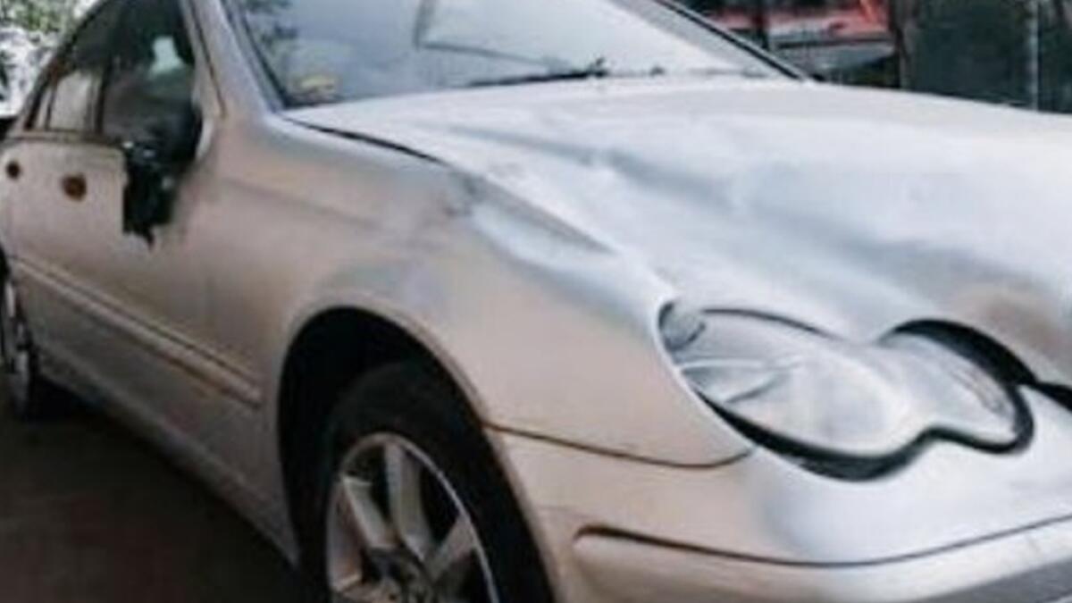 Hit-and-run case: 28-year-old driver of Mercedes car held