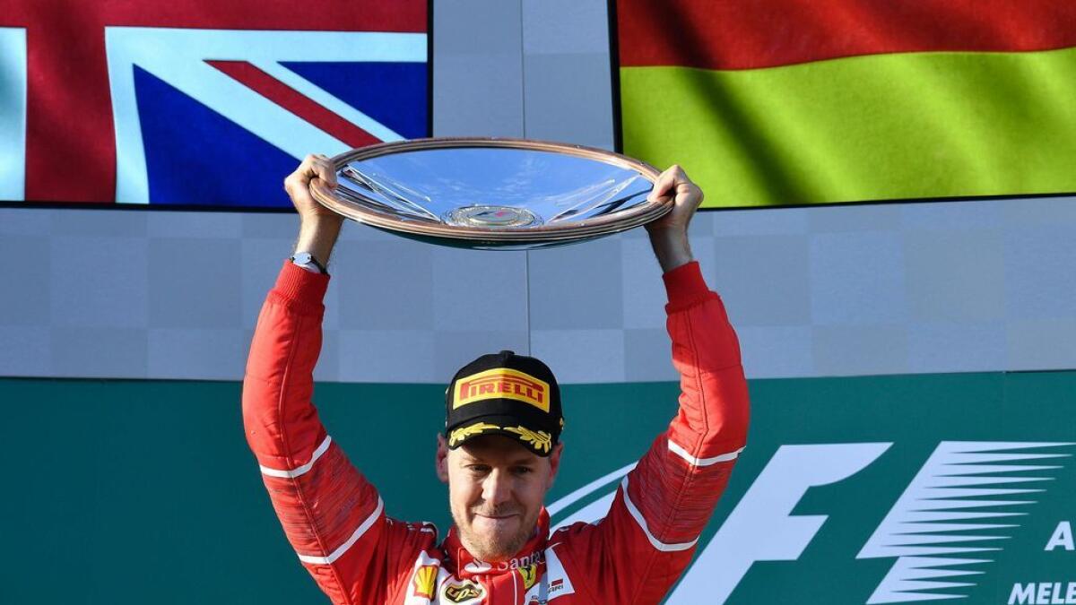 Video: Vettel wins in Australia, Hamilton second