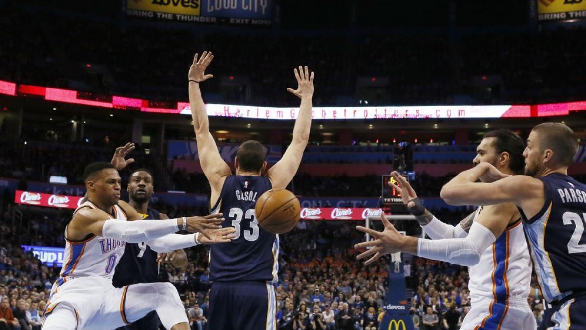 Westbrook triple-double powers Thunders victory