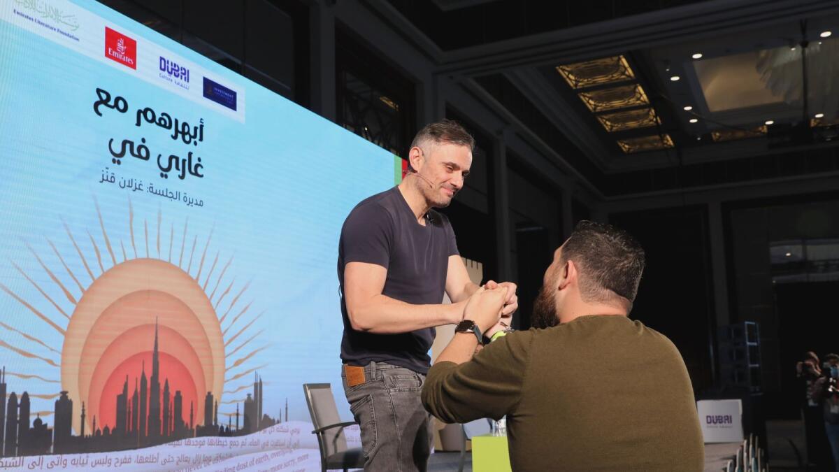 Gary Vee at Emirates LitFest