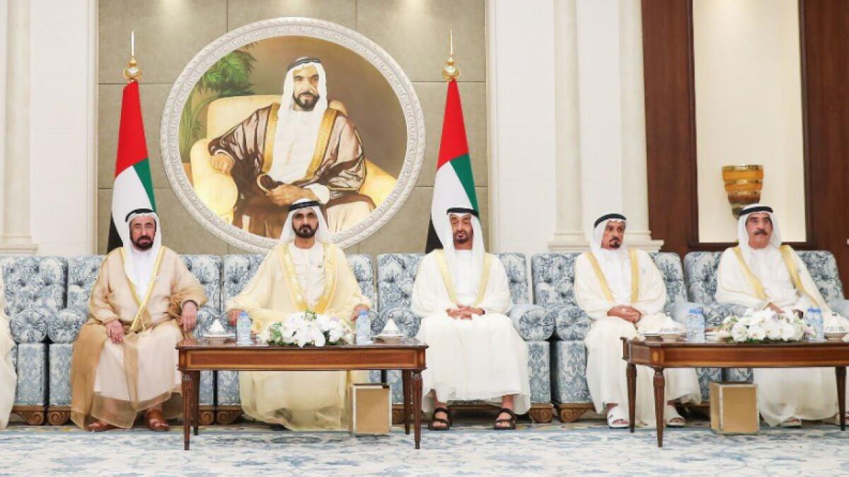 Photos: UAE leaders exchange greetings on Eid Al Fitr 