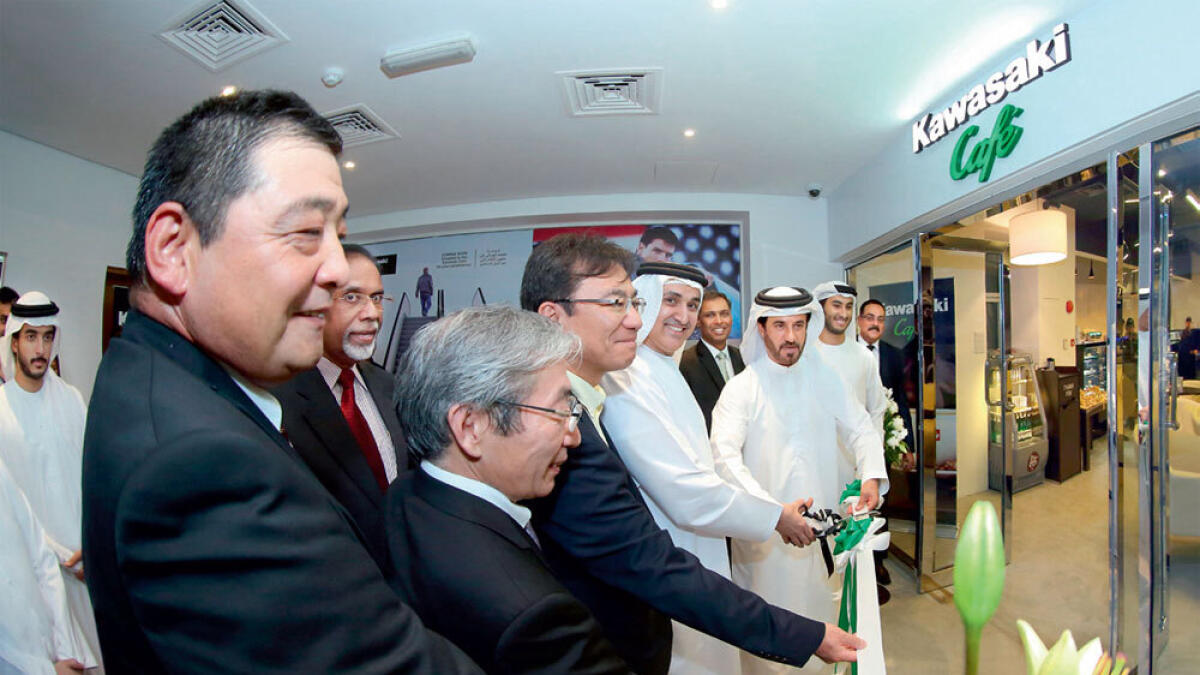 Kawasaki-themed café opens in Dubai