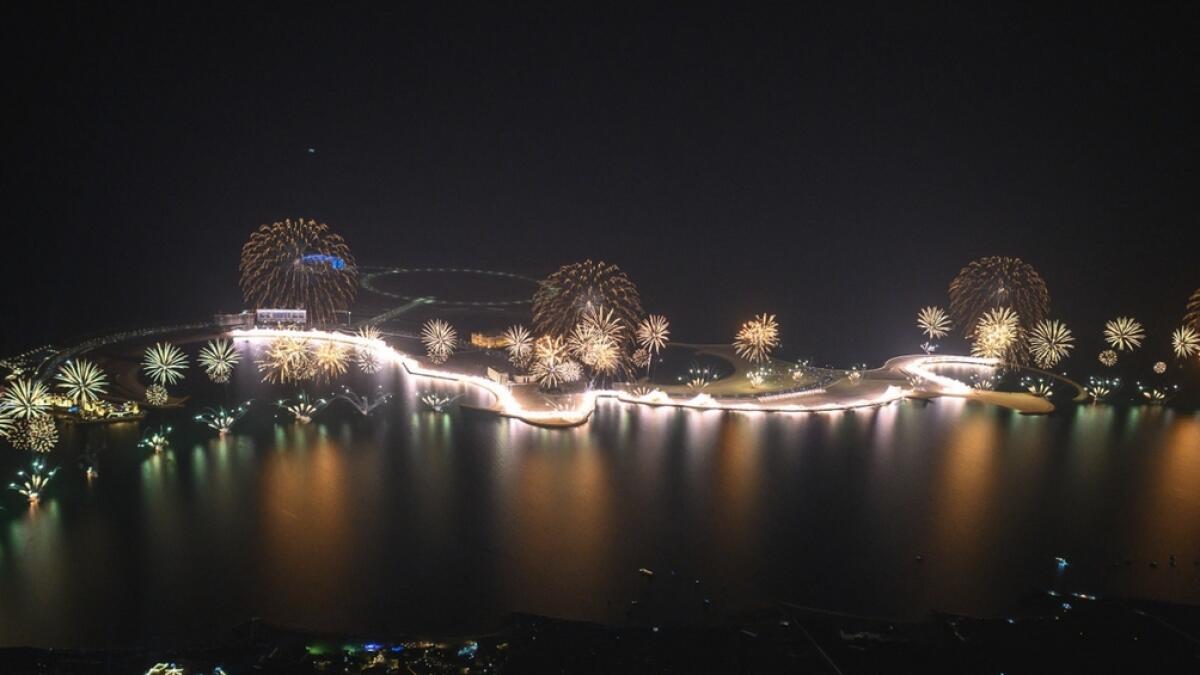 UAE, NYE fireworks display, world records,  Ras Al Khaimah