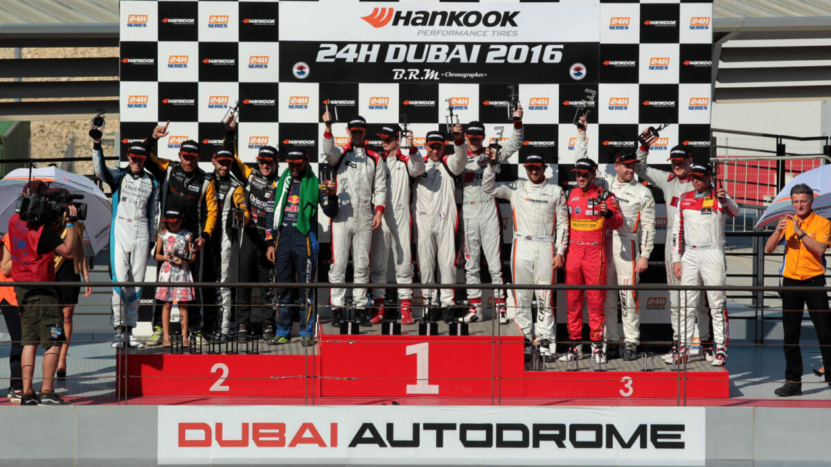 Belgian Audi 24H Dubai champions