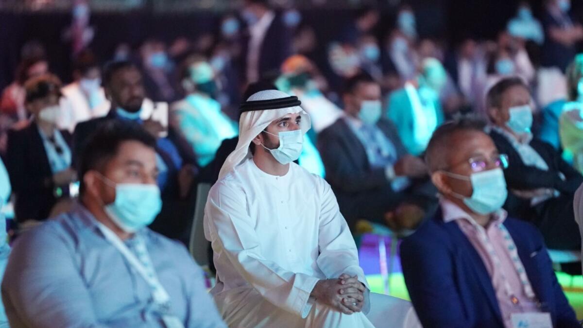 Sheikh Hamdan, Ai Everything, conference, Dubai, Dubai World Trade Centre, coronavirus, Covid-19
