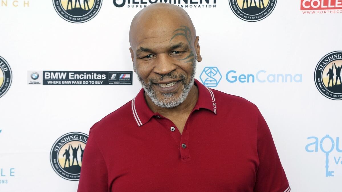 Former world heavyweight champion Mike Tyson. (AP)