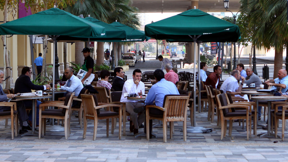 Eating out is on everyones menu in the UAE