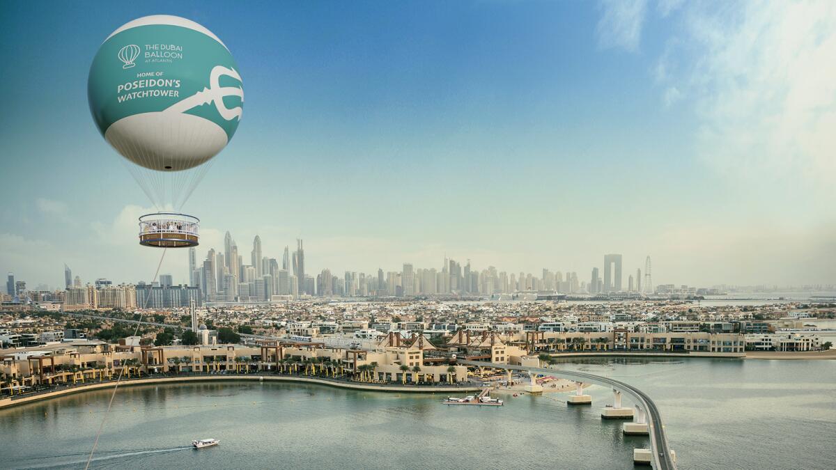 The Dubai Balloon ride offers incredible photo opportunities of record-breaking landmarks. — Supplied photo