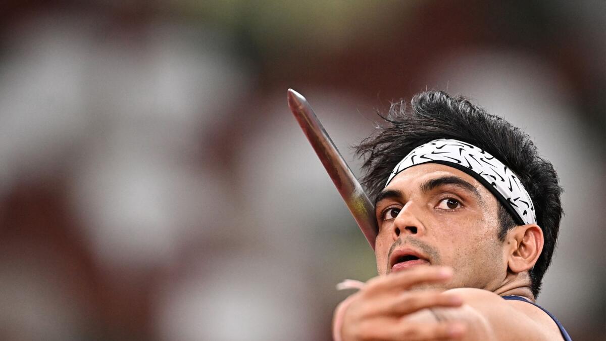 India's Neeraj Chopra won gold medal in men's javelin throw at the Tokyo 2020 Olympic Games. (AFP)