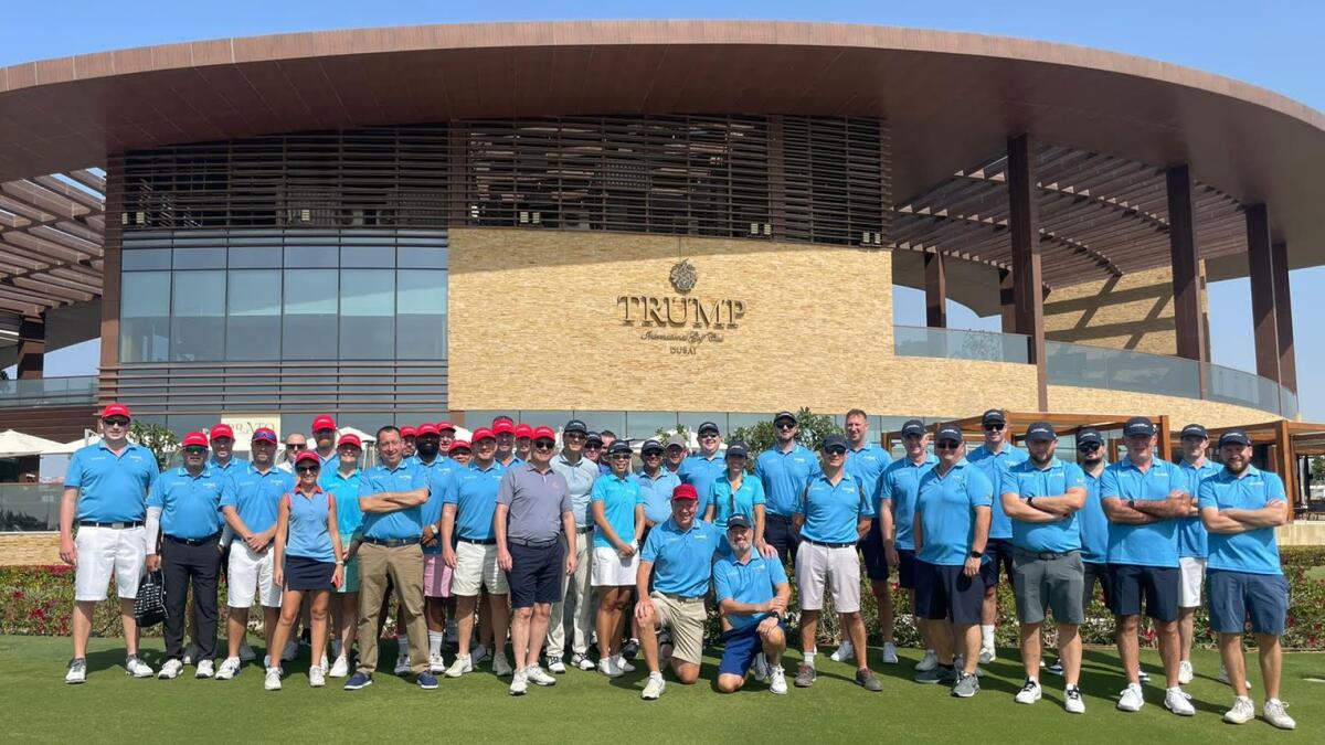 The Social Golf Society hosting an event at Trump International Golf Club.- Supplied photo