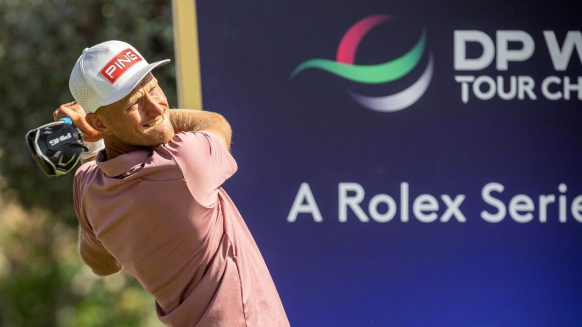 n: Dubai based Adrian Meronk playing in the Rolex Pro-Am on Earth course at Jumeirah Golf Estates. - Supplied photo