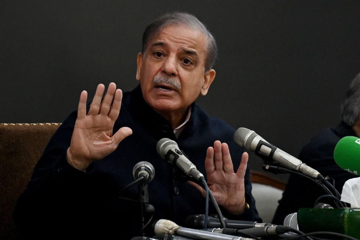 Leader of the Pakistan Muslim League-Nawaz (PML-N) party Shahbaz Sharif is set to become prime minister under the power-sharing agreement. — AFP file