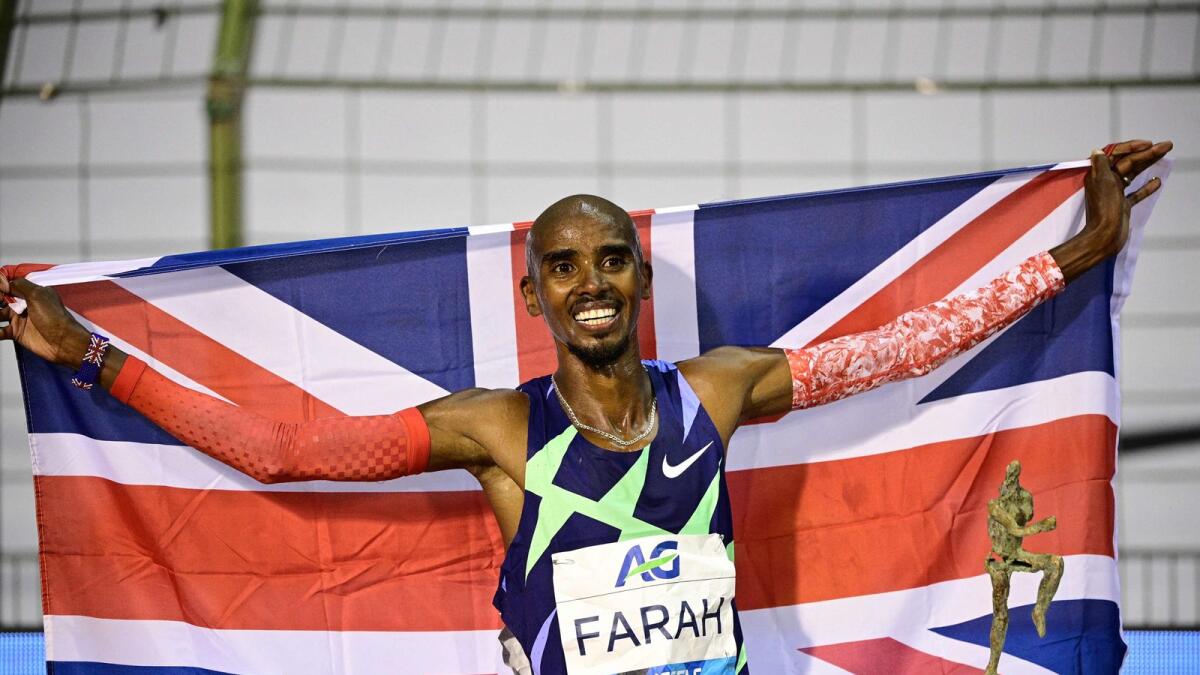 British athlete Mo Farah has won four Olympic and six World Championships gold medals. (AFP file)