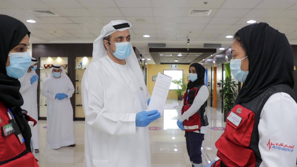 Sheikh Hamdan, Dubai, Dubai medics, covid -19
