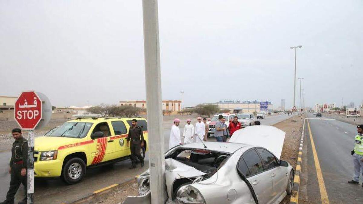 67 accidents reported in RAK due to heavy rain